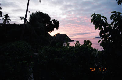 夕暮れ