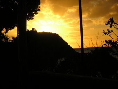 夕暮れ