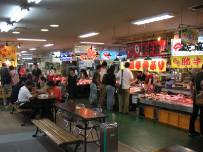 市場の雰囲気