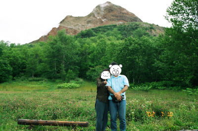 夏の昭和新山