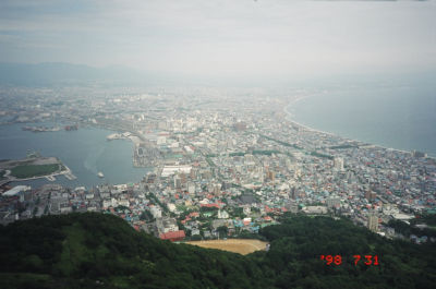 昼の函館山