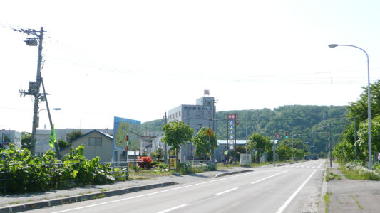 豊富温泉街